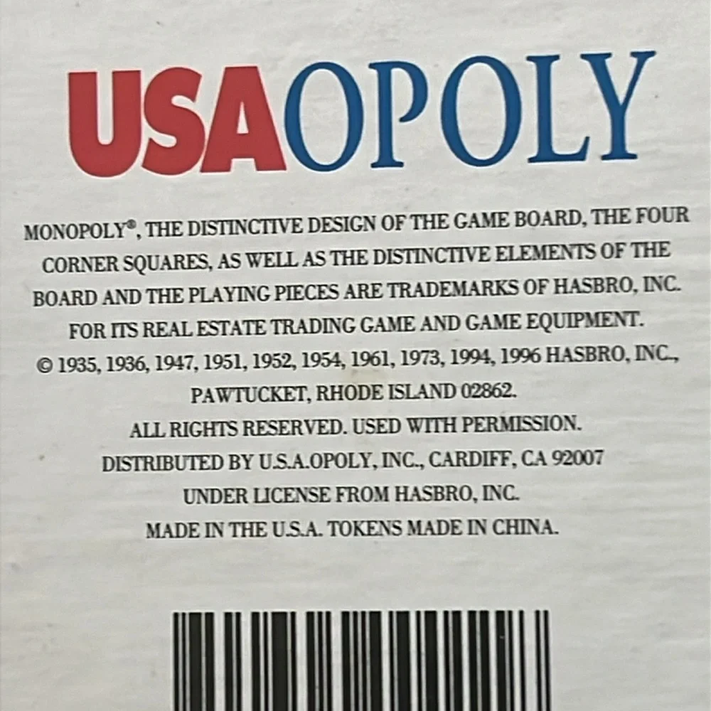 Monopoly Golf Edition Board Game Parker Brothers 1996